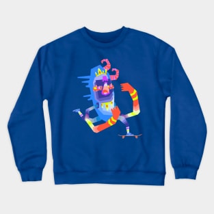 scootin and skatin Crewneck Sweatshirt